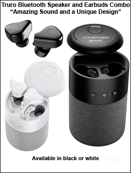 Truro Earbuds and Bluetooth Speaker Combo